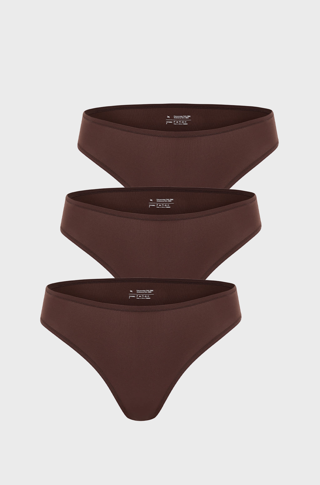 Inbarely® Soft High Cut Cheeky Briefs 3 Pack