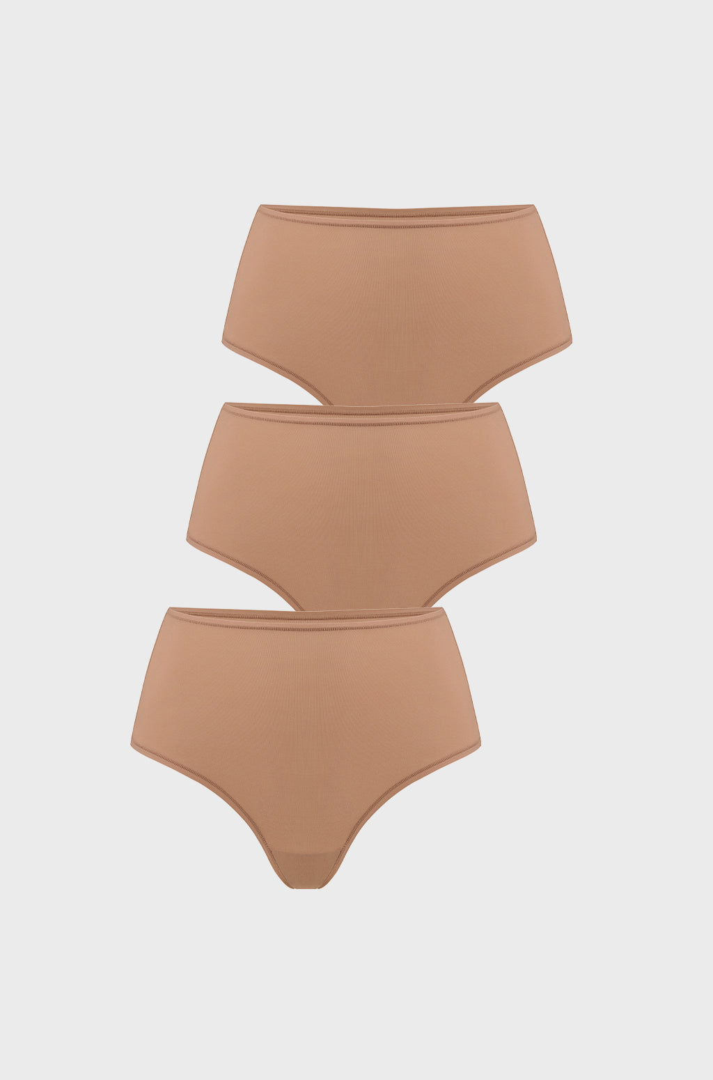 Inbarely® Soft High Rise Thongs 3 Pack