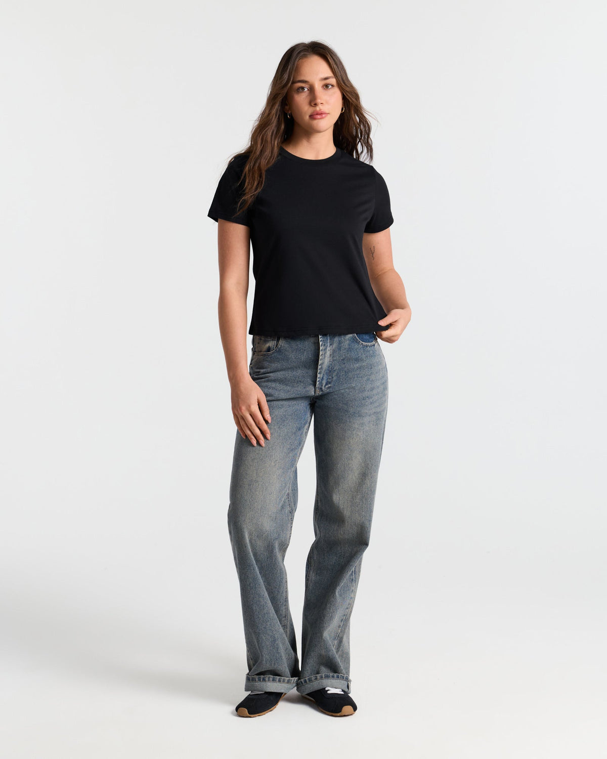 Short Sleeve Classic Crop T-Shirt