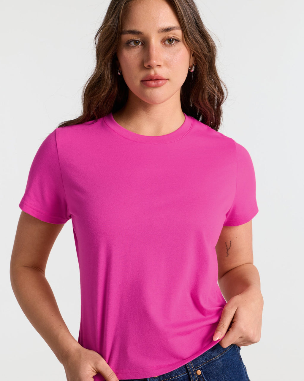 Short Sleeve Classic Crop T-Shirt