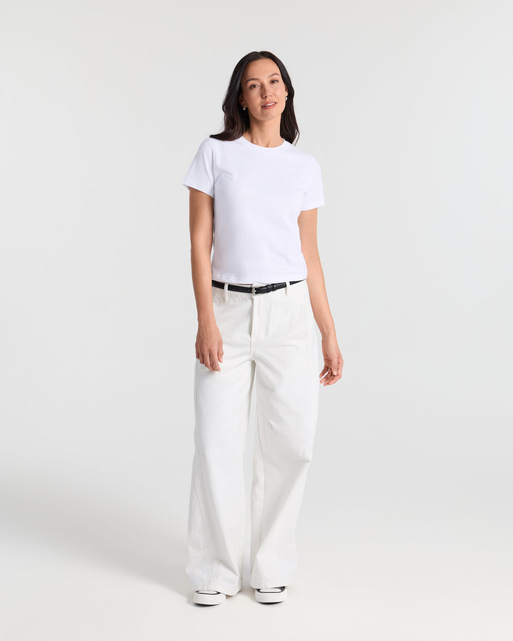 Short Sleeve Classic Crop T-Shirt
