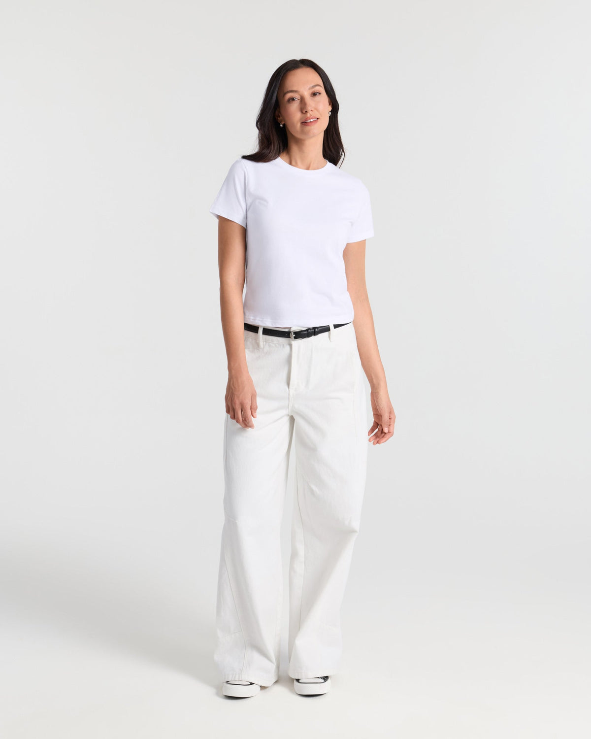 Short Sleeve Classic Crop T-Shirt