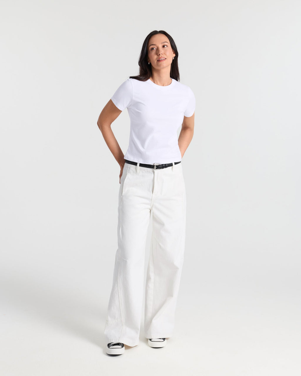 Short Sleeve Classic Crop T-Shirt