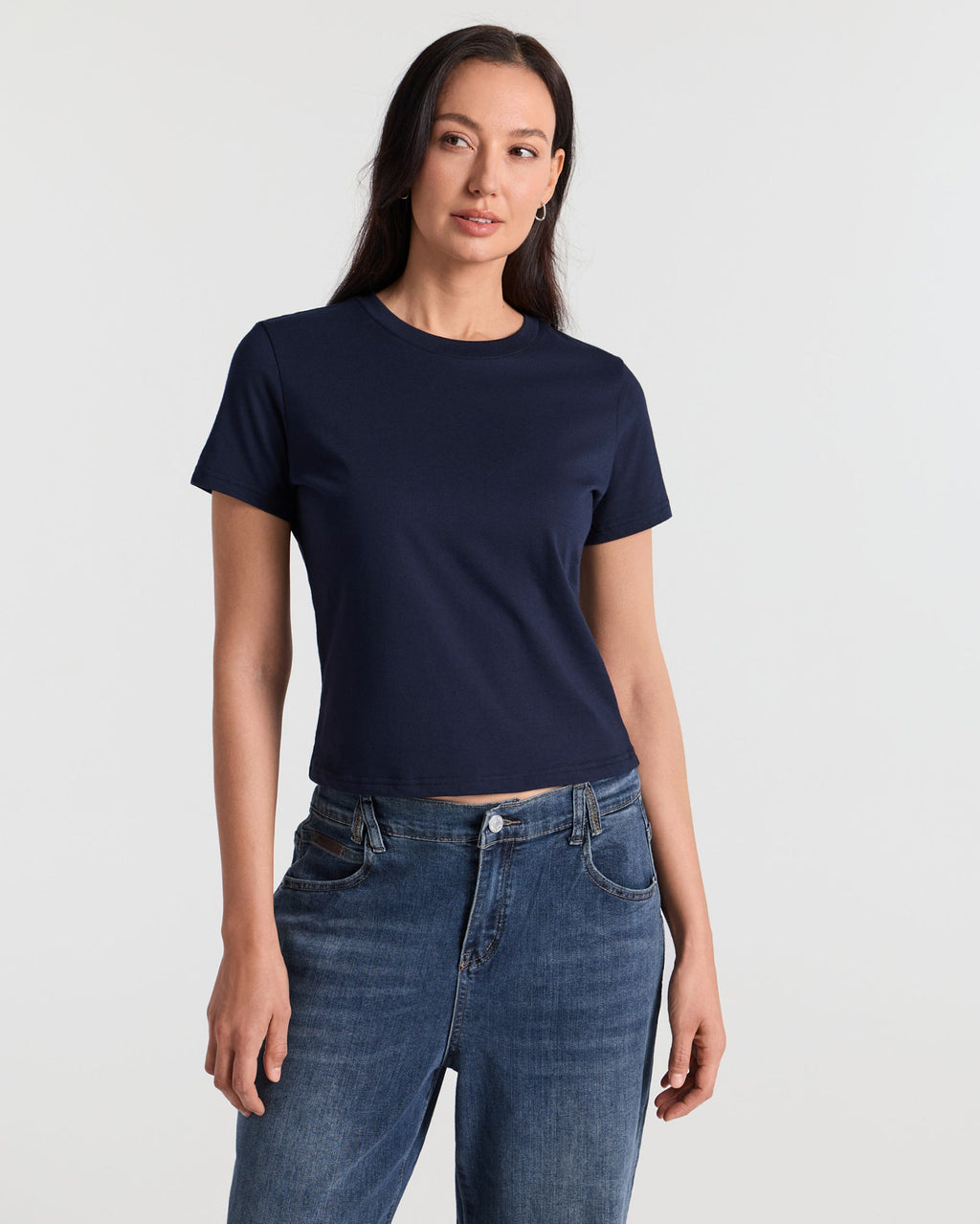 Short Sleeve Classic Crop T-Shirt