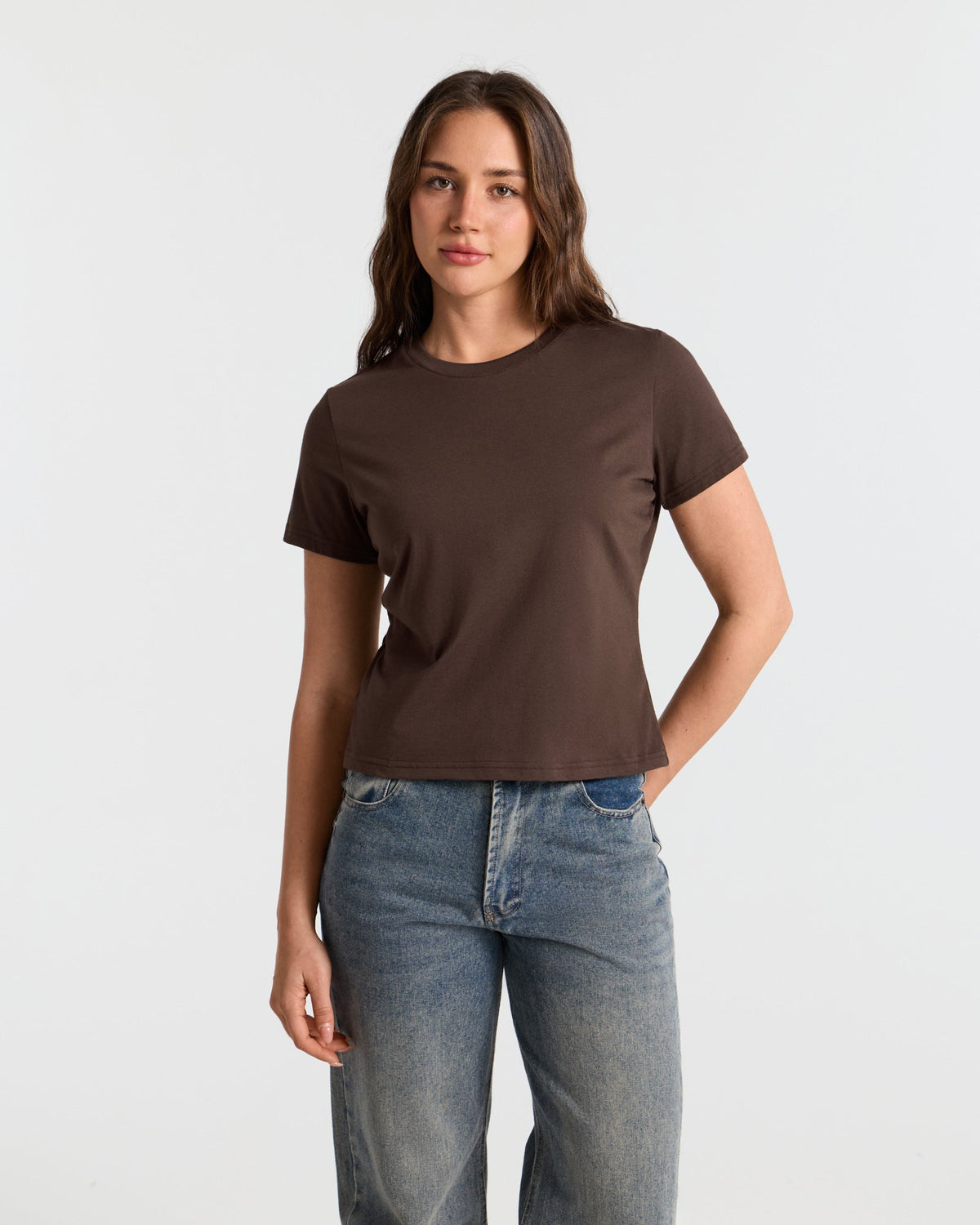 Short Sleeve Classic Crop T-Shirt