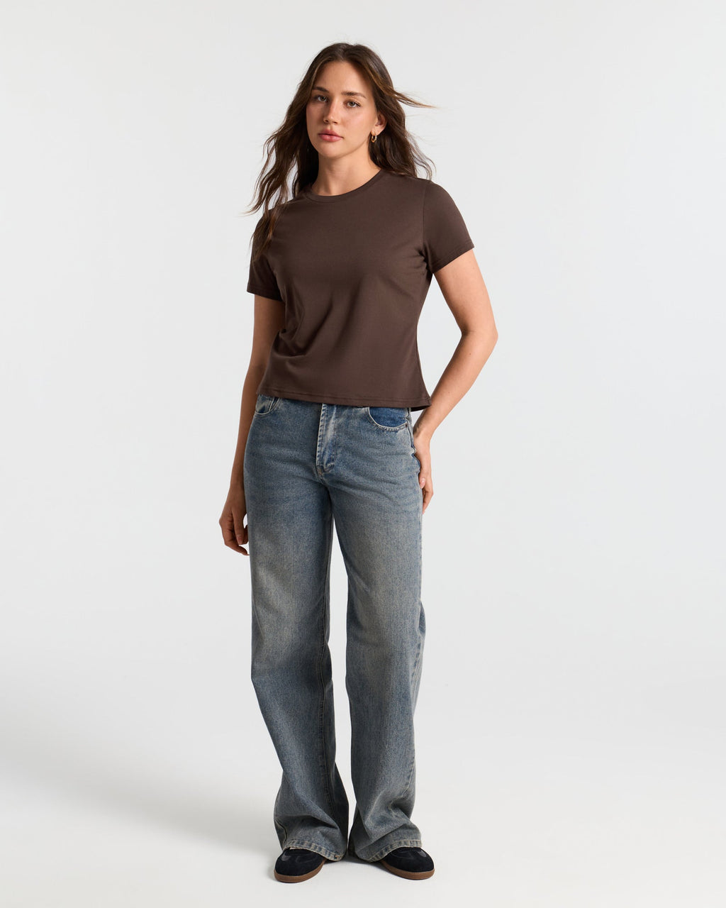 Short Sleeve Classic Crop T-Shirt