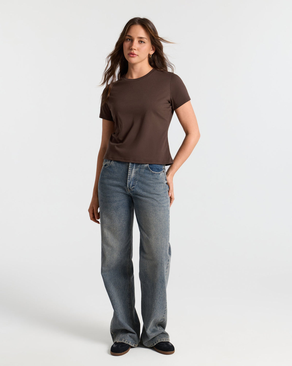 Short Sleeve Classic Crop T-Shirt