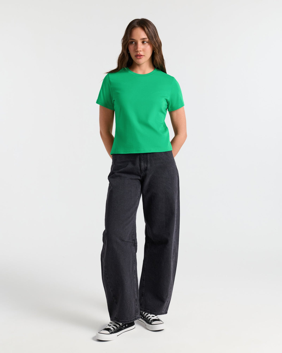 Short Sleeve Classic Crop T-Shirt