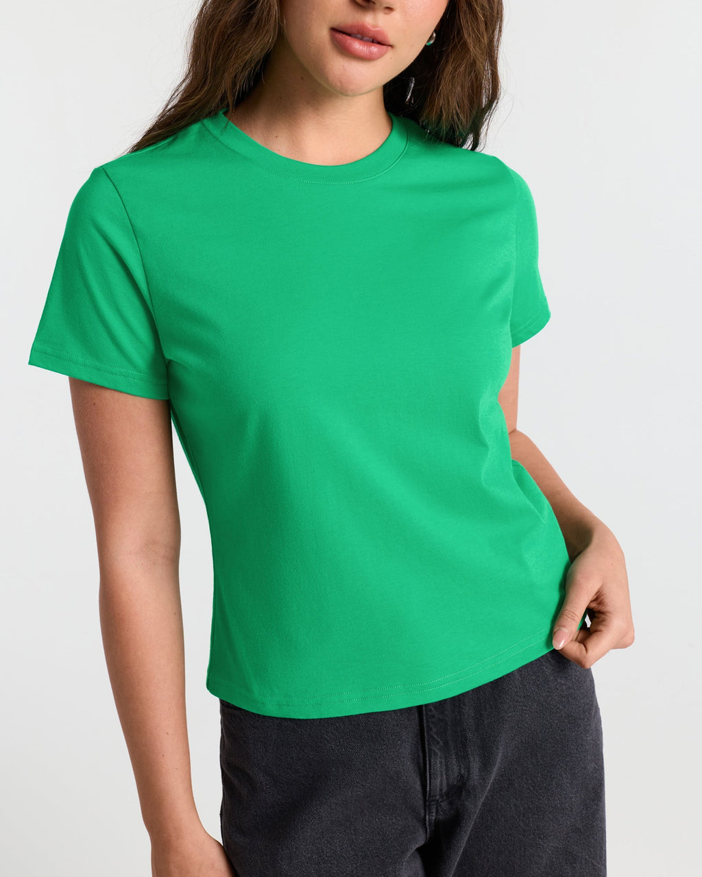 Short Sleeve Classic Crop T-Shirt