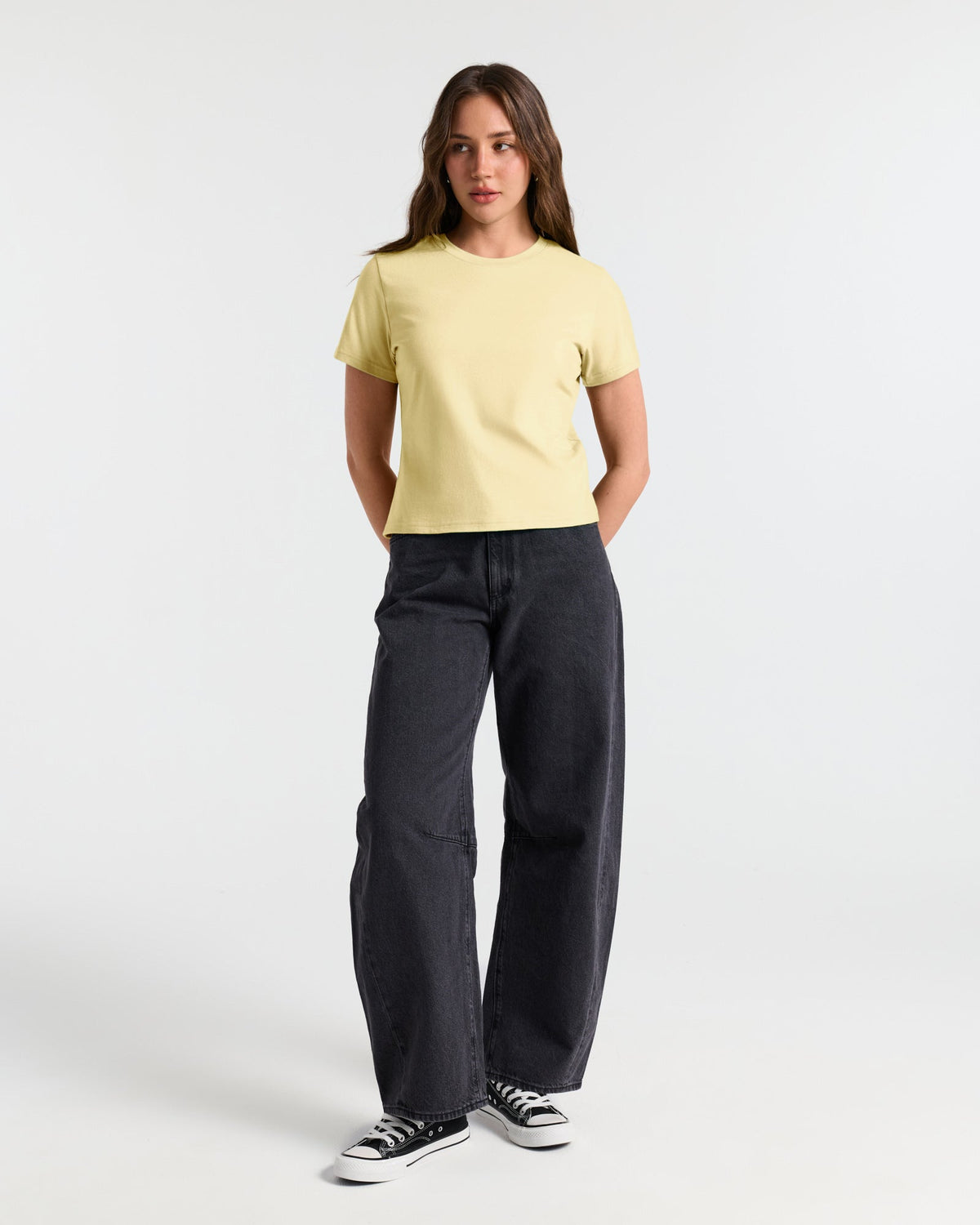 Short Sleeve Classic Crop T-Shirt