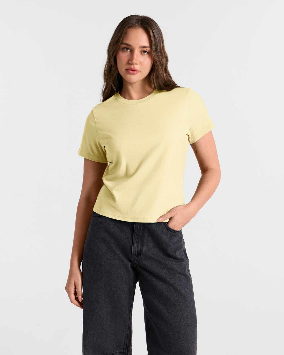 Short Sleeve Classic Crop T-Shirt