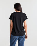 V Neck Batwing Relaxed T-Shirt