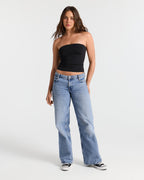 Basic Double Layer Bandeau Top