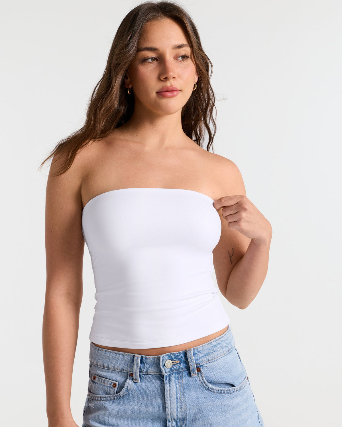 Basic Double Layer Bandeau Top