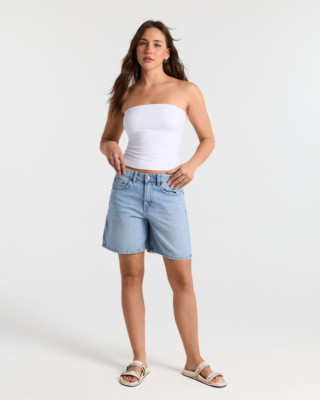 Basic Double Layer Bandeau Top