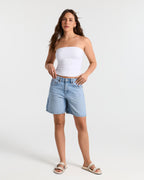 Basic Double Layer Bandeau Top
