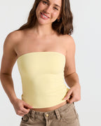 Basic Double Layer Bandeau Top