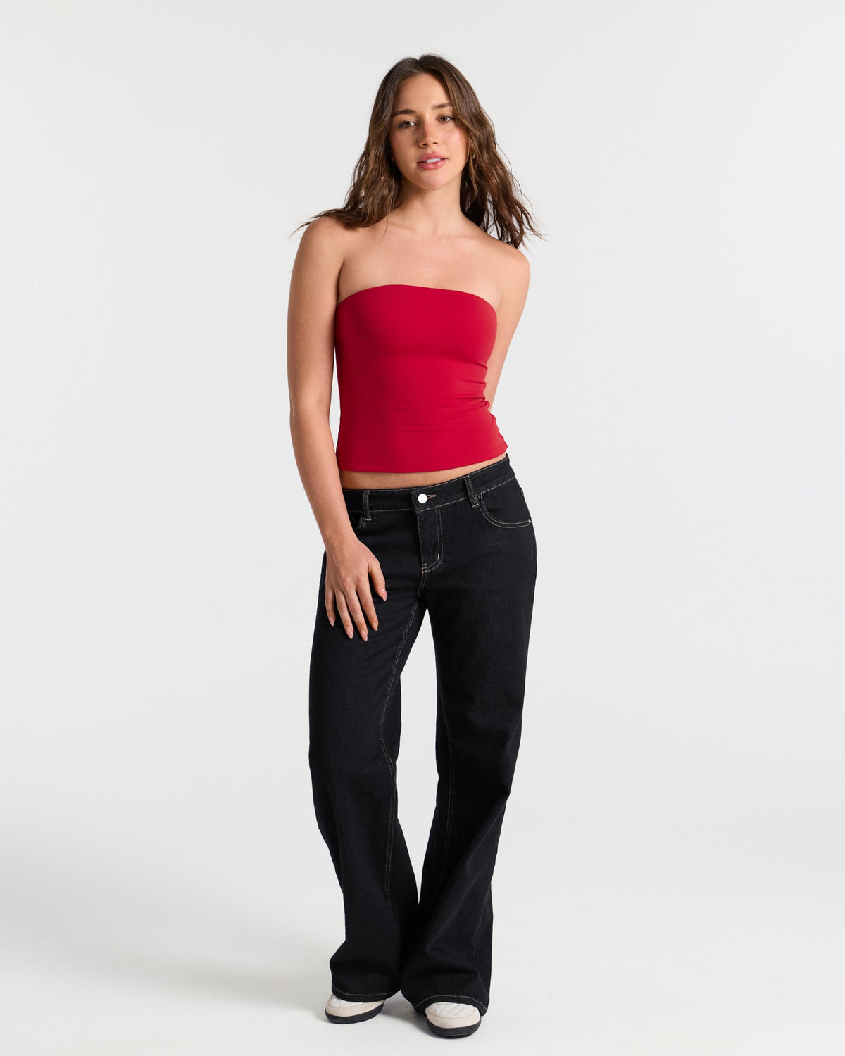 Basic Double Layer Bandeau Top