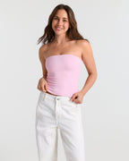 Basic Double Layer Bandeau Top