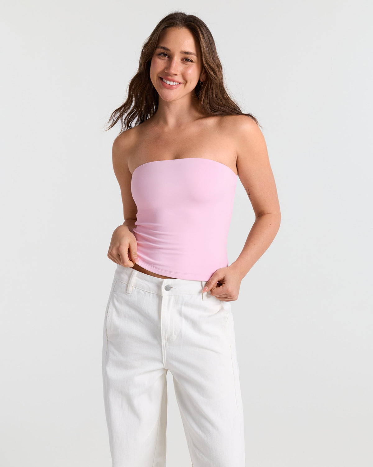 Basic Double Layer Bandeau Top