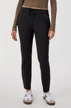 Stretch Drawstring 7/8 Pants with Pockets 27''