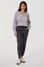 Stretch Drawstring 7/8 Pants with Pockets 27''