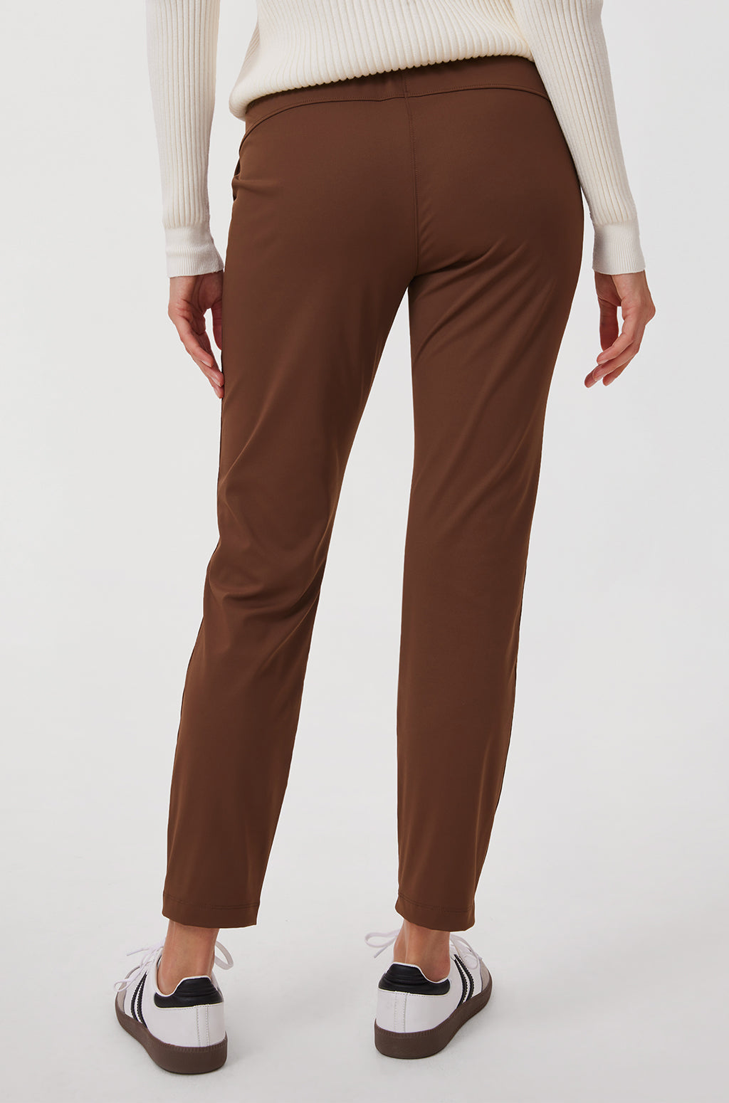 Stretch Drawstring 7/8 Pants with Pockets 27''