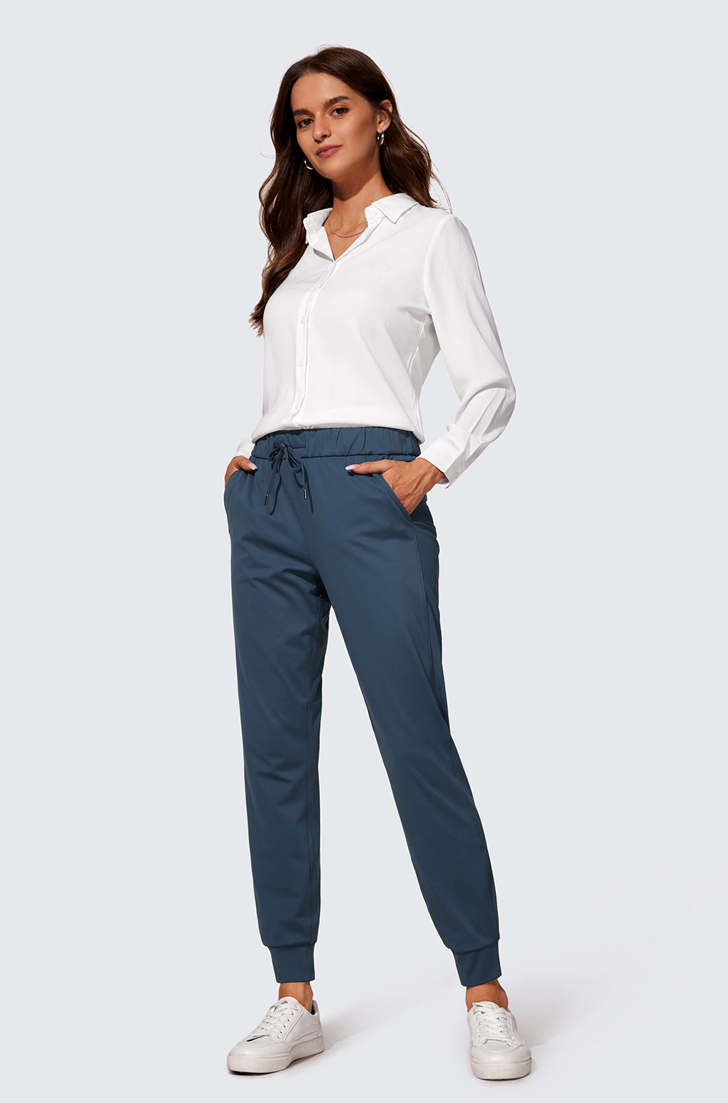 Stretch Drawstring Jogger with Pockets 28''