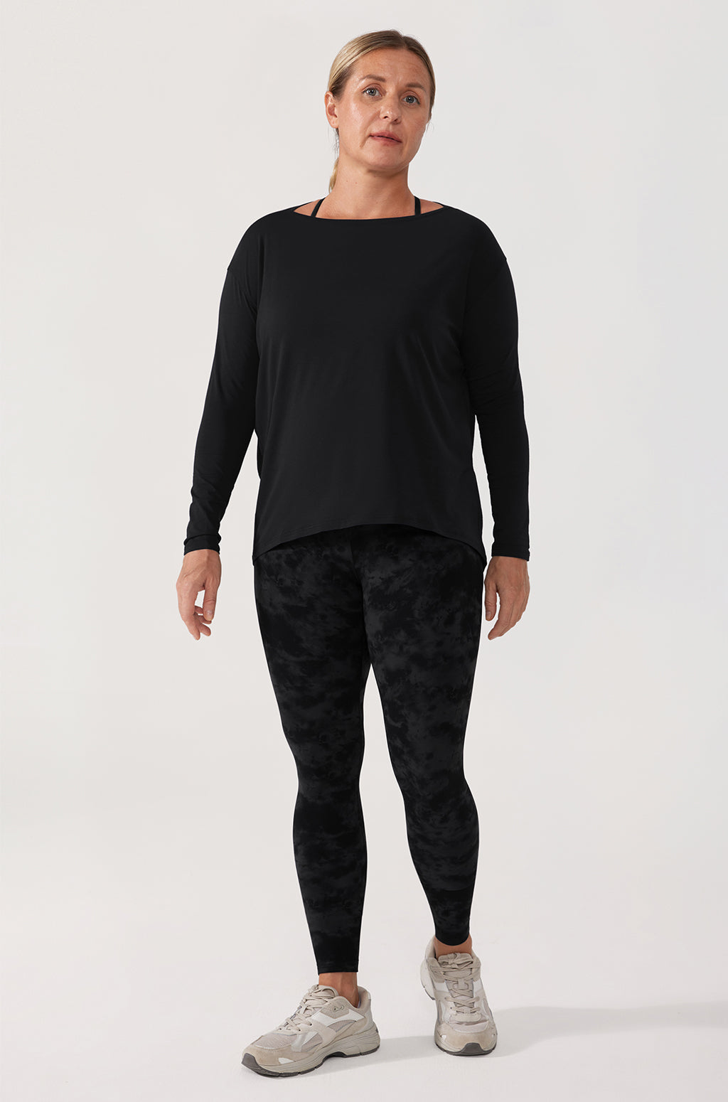 Pima Cotton Boat Neck Long Sleeve Shirts