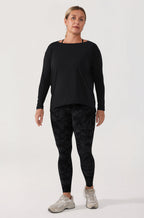 Pima Cotton Boat Neck Long Sleeve Shirts
