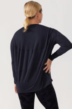 Pima Cotton Boat Neck Long Sleeve Shirts