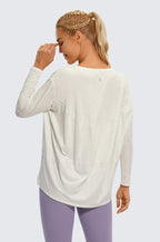 Pima Cotton Boat Neck Long Sleeve Shirts