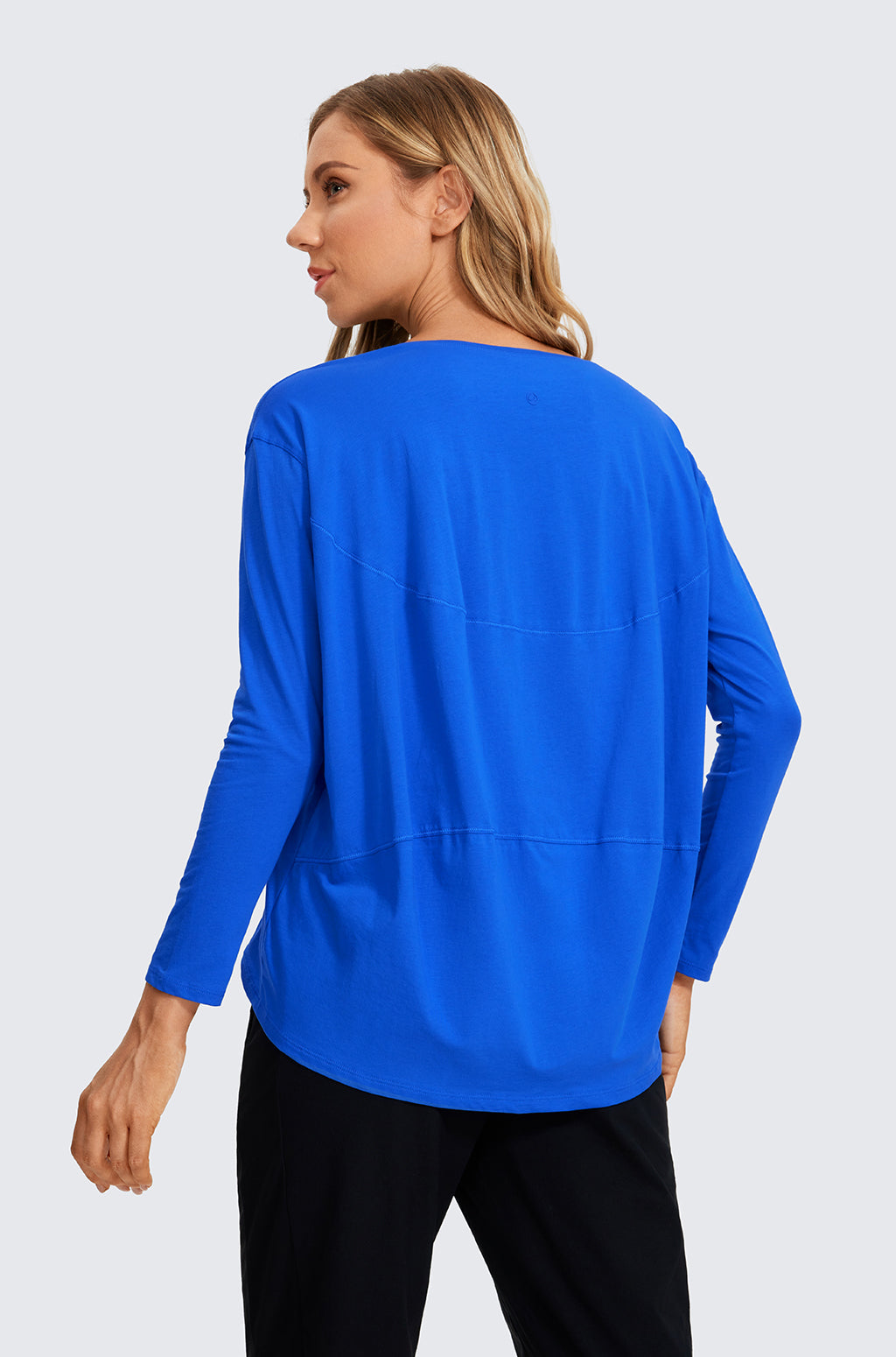 Pima Cotton Boat Neck Long Sleeve Shirts