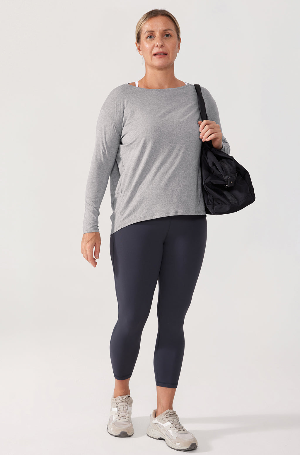 Pima Cotton Boat Neck Long Sleeve Shirts