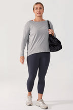 Pima Cotton Boat Neck Long Sleeve Shirts