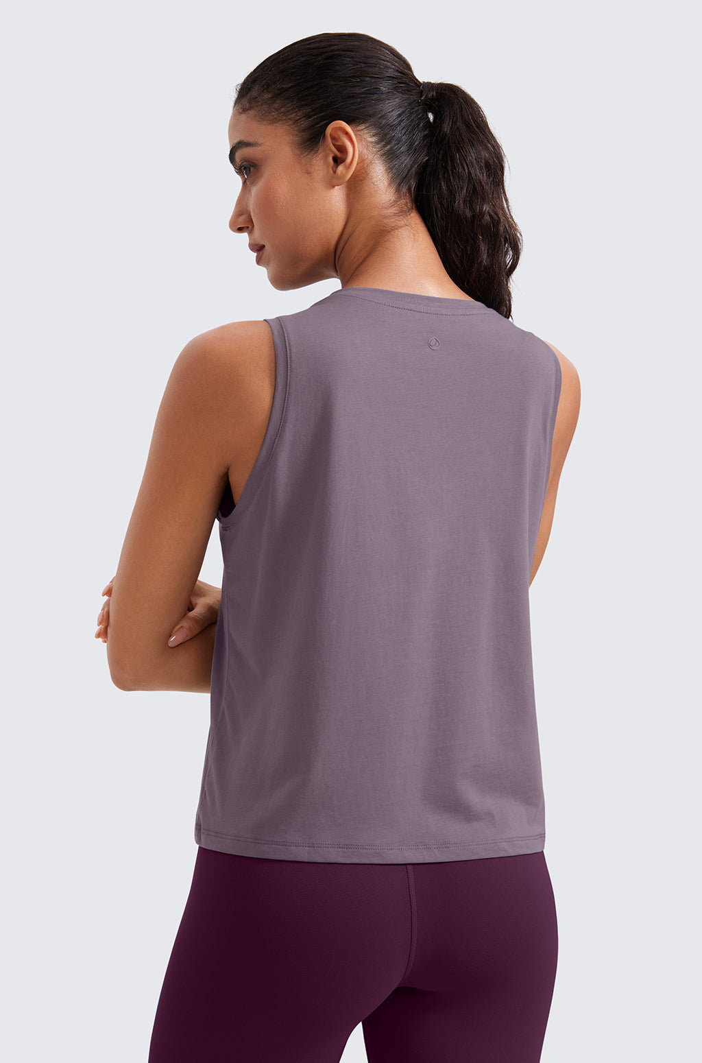Pima Cotton Cropped Tank Top