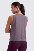 Pima Cotton Cropped Tank Top