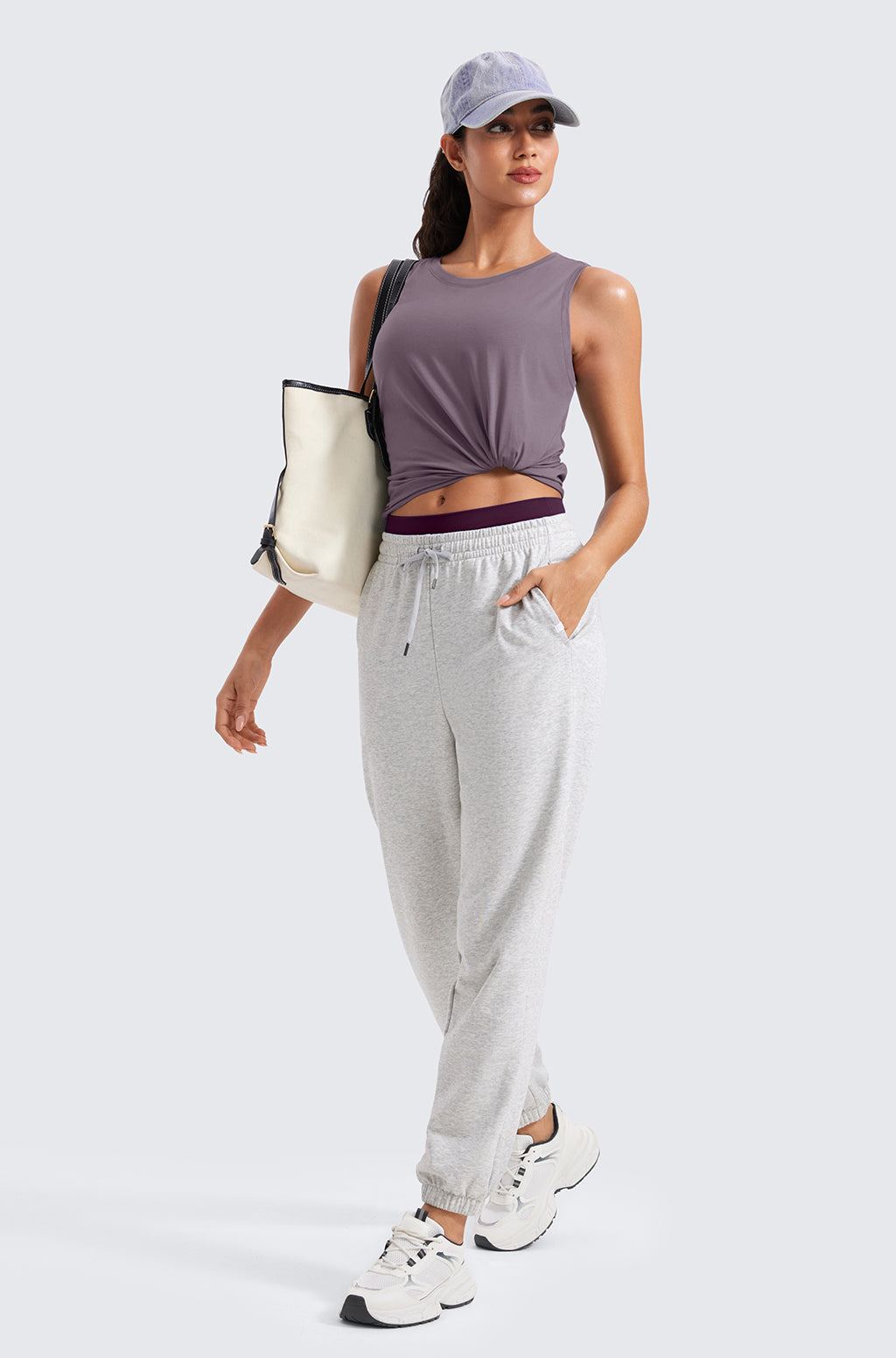 Pima Cotton Cropped Tank Top