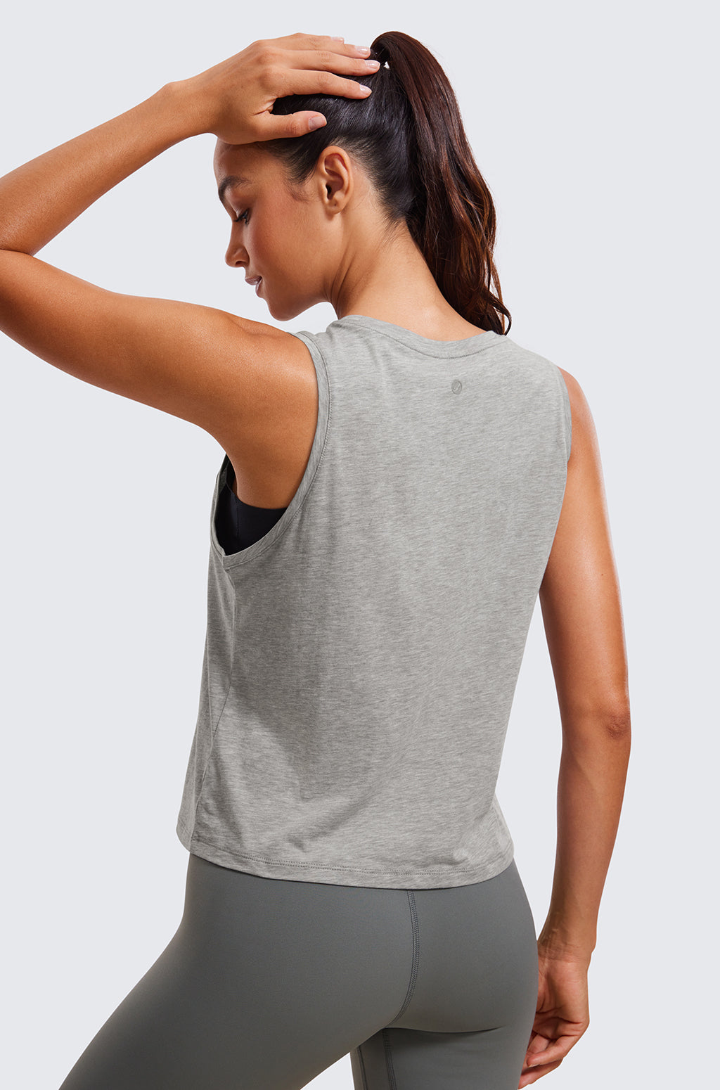 Pima Cotton Cropped Tank Top