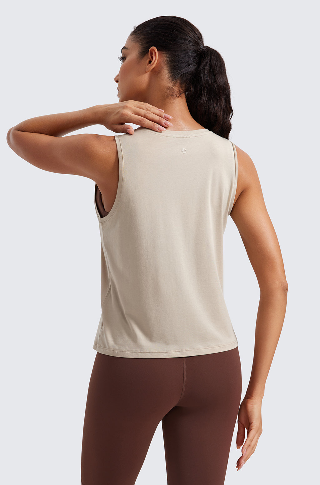 Pima Cotton Cropped Tank Top