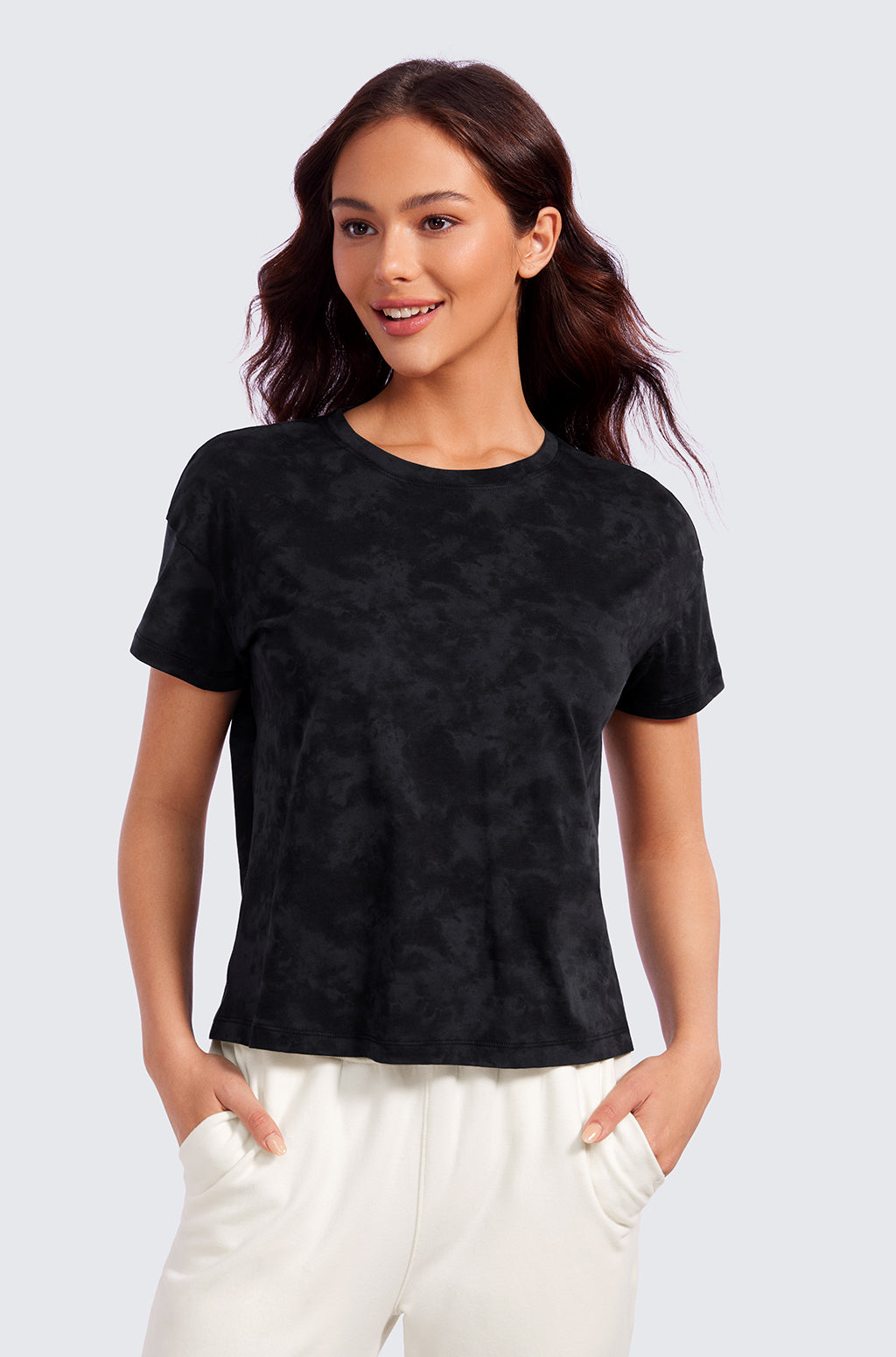 Pima Cotton Crew Neck Short Sleeves Shirts