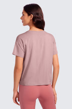 Pima Cotton Crew Neck Short Sleeves Shirts