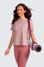 Pima Cotton Crew Neck Short Sleeves Shirts