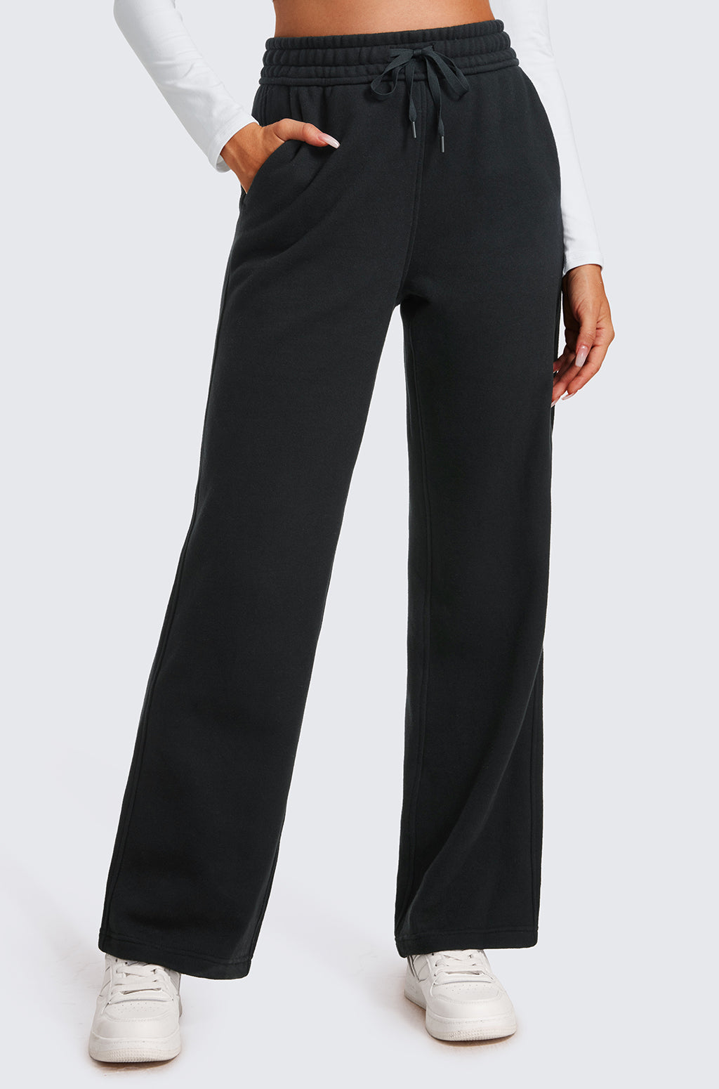 Cotton Fleece Lined Sweatpants 30"