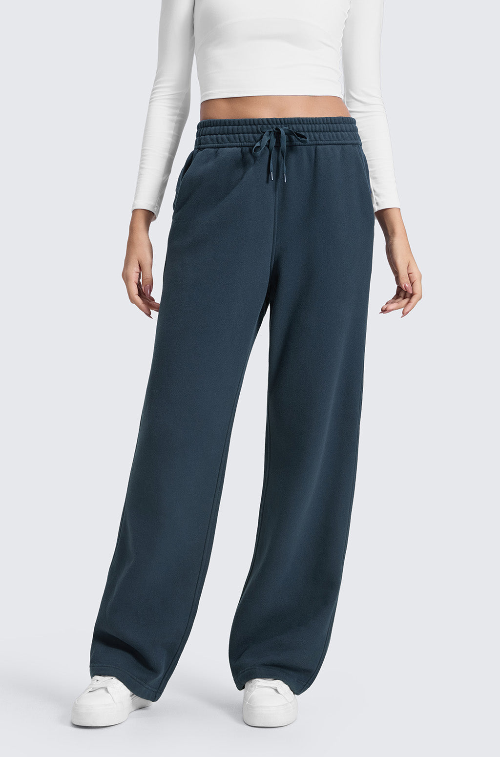 Cotton Fleece Lined Sweatpants 30"