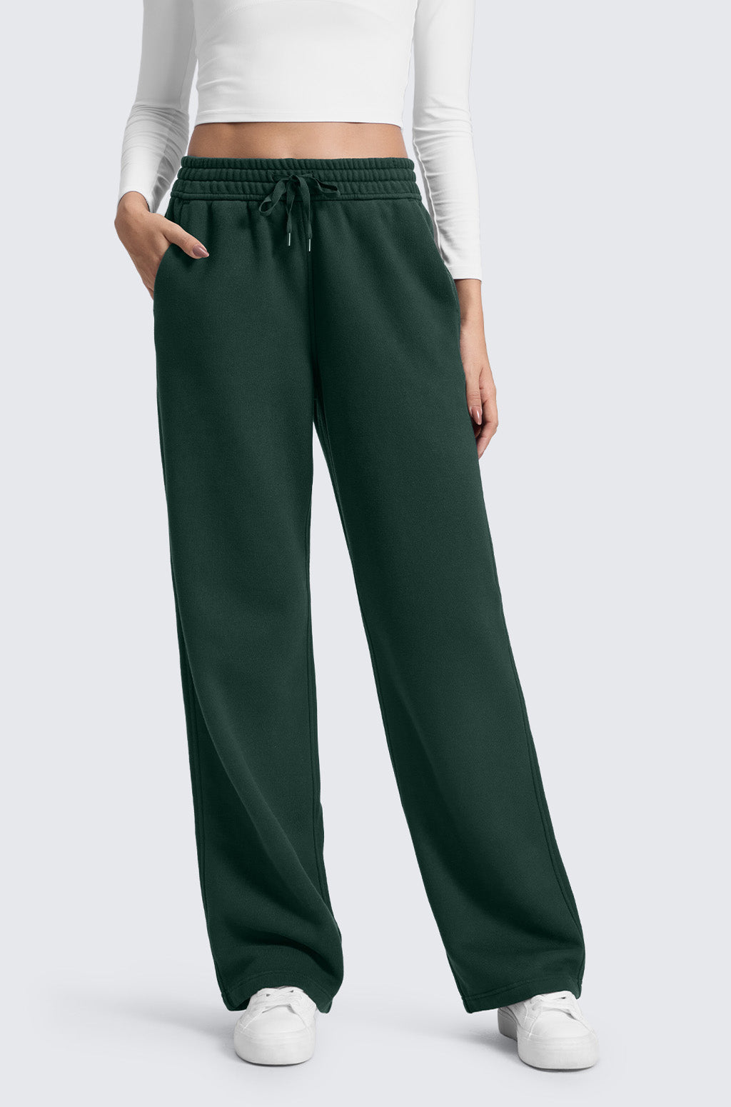 Cotton Fleece Lined Sweatpants 30"