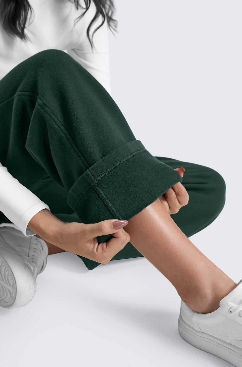 Cotton Fleece Lined Sweatpants 30"