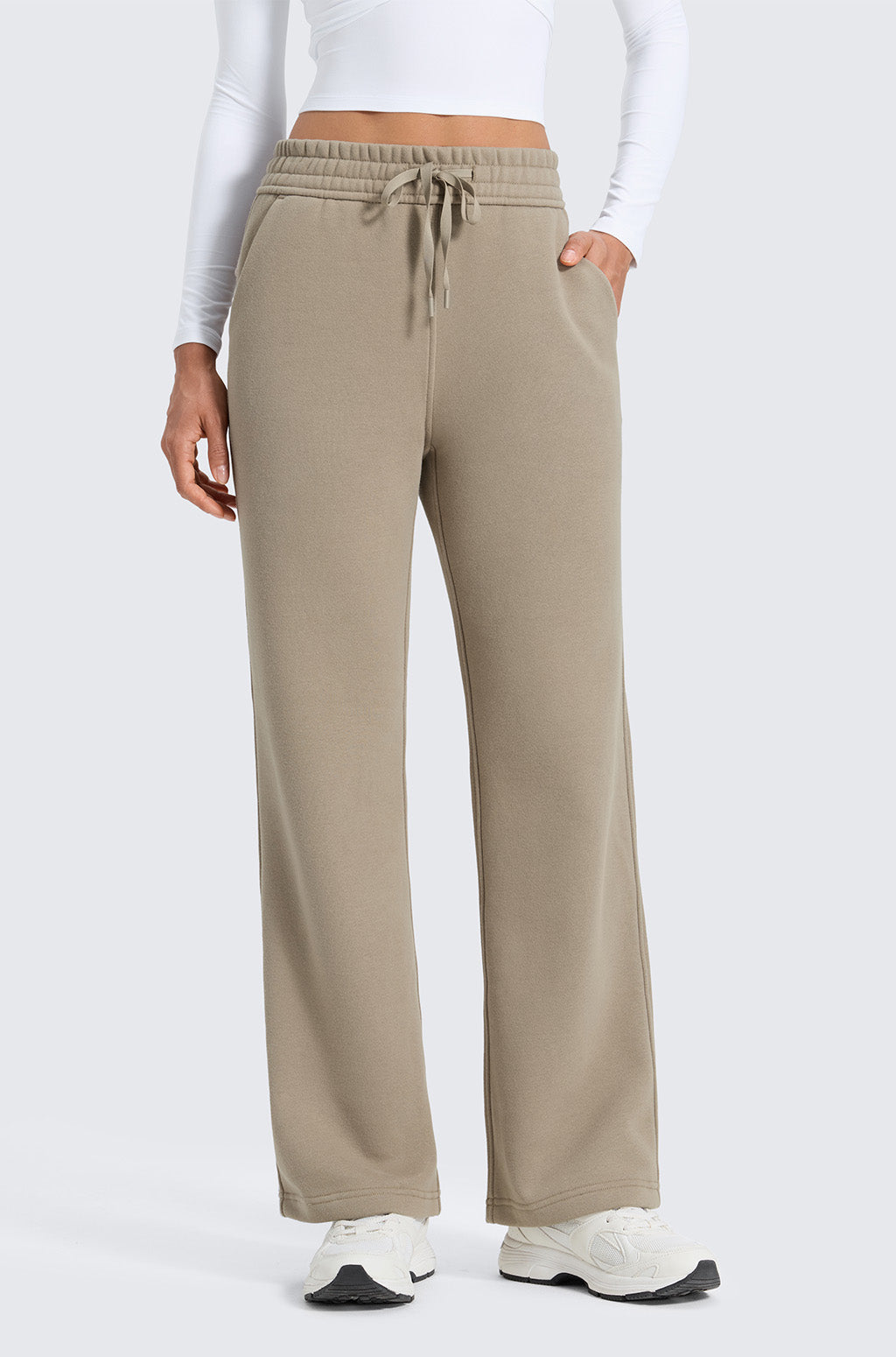 Cotton Fleece Lined Sweatpants 30"