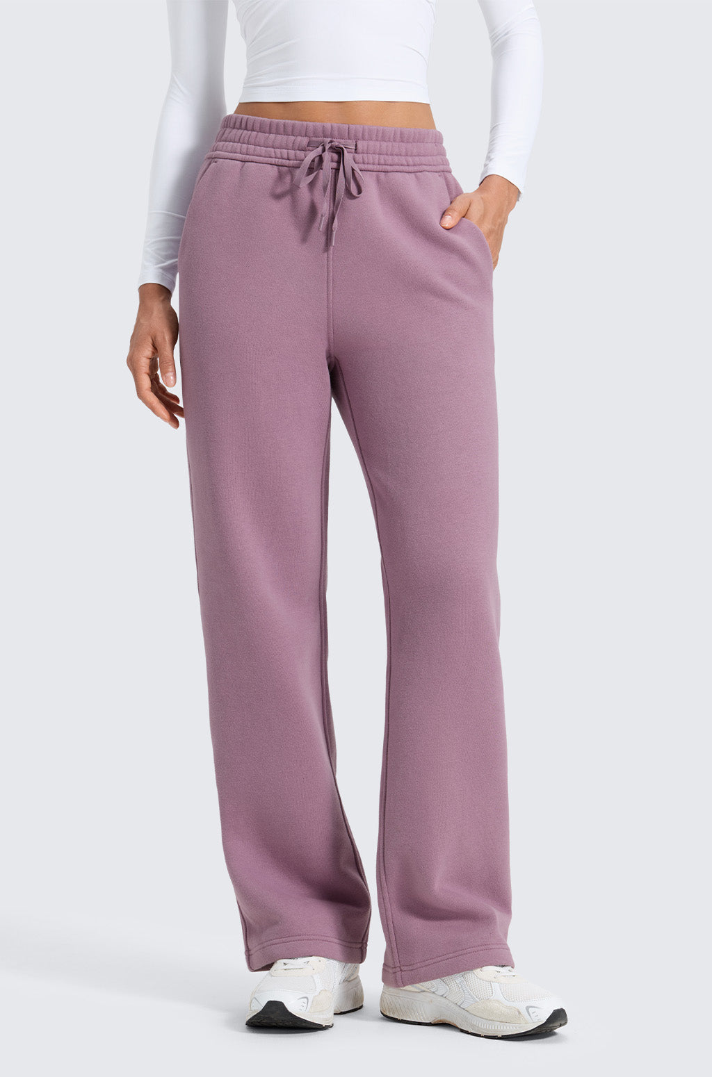 Cotton Fleece Lined Sweatpants 30"
