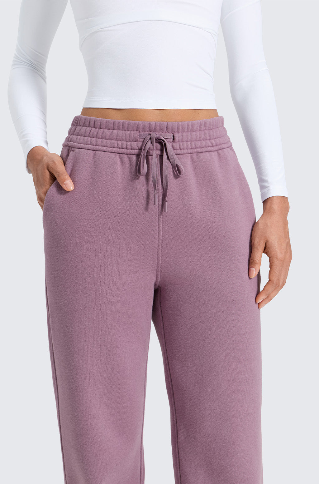 Cotton Fleece Lined Sweatpants 30"